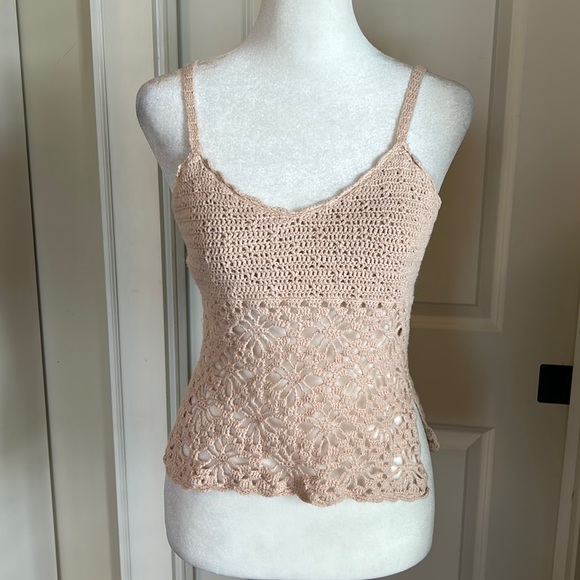 Crochet tank top fro Charlotte Russe. Size small. - Picture 1 of 6